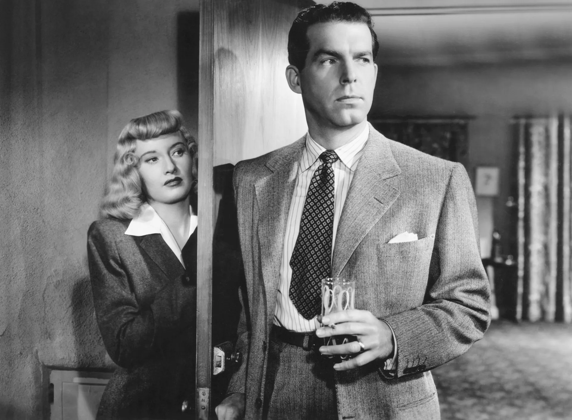 Barbara Stanwyck and Fred MacMurray in Double Indemnity