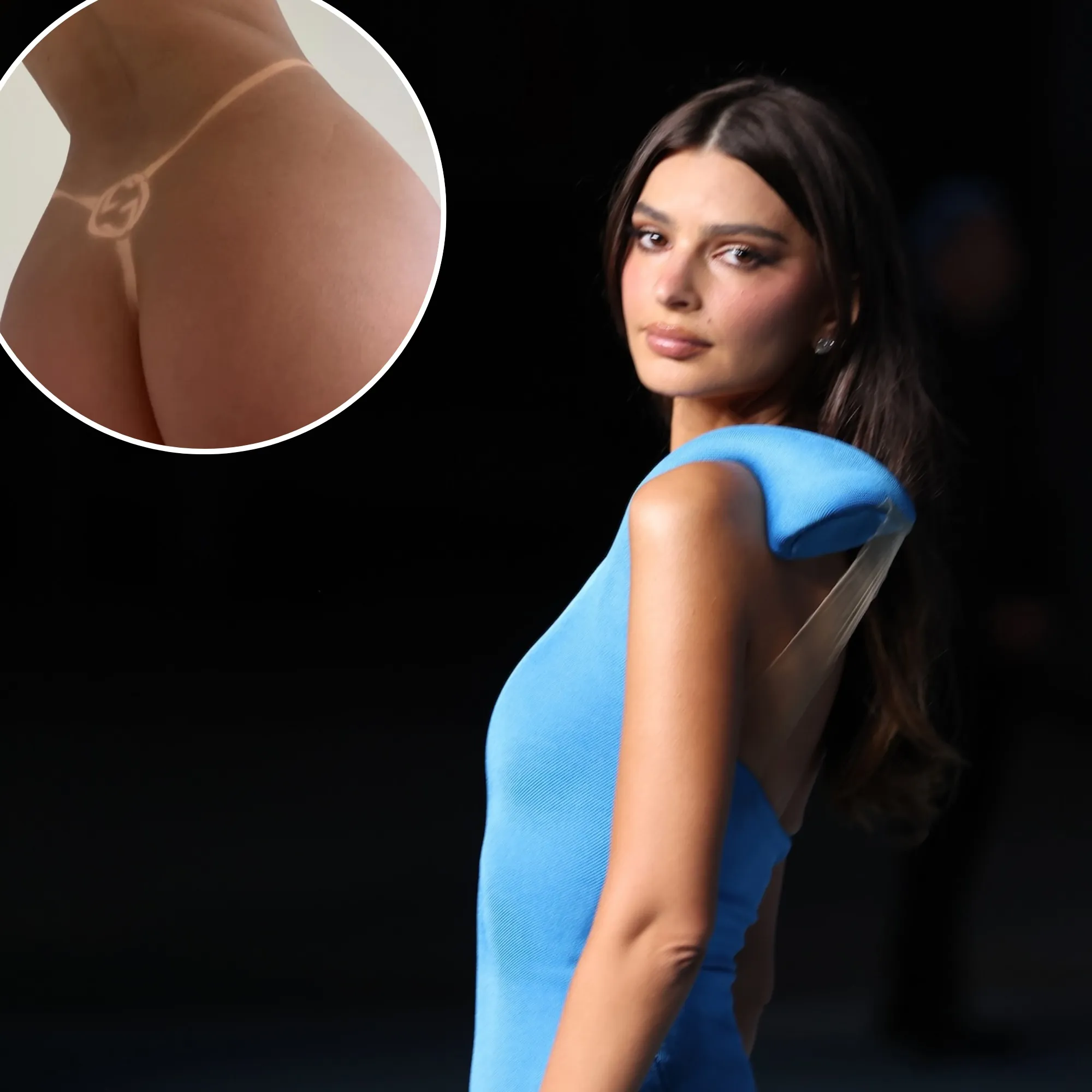 Emily Ratajkowski Puts Her Bare Bum on Display and Shows Off Gucci Tan Lines: ‘Super Sexy Party Girl’