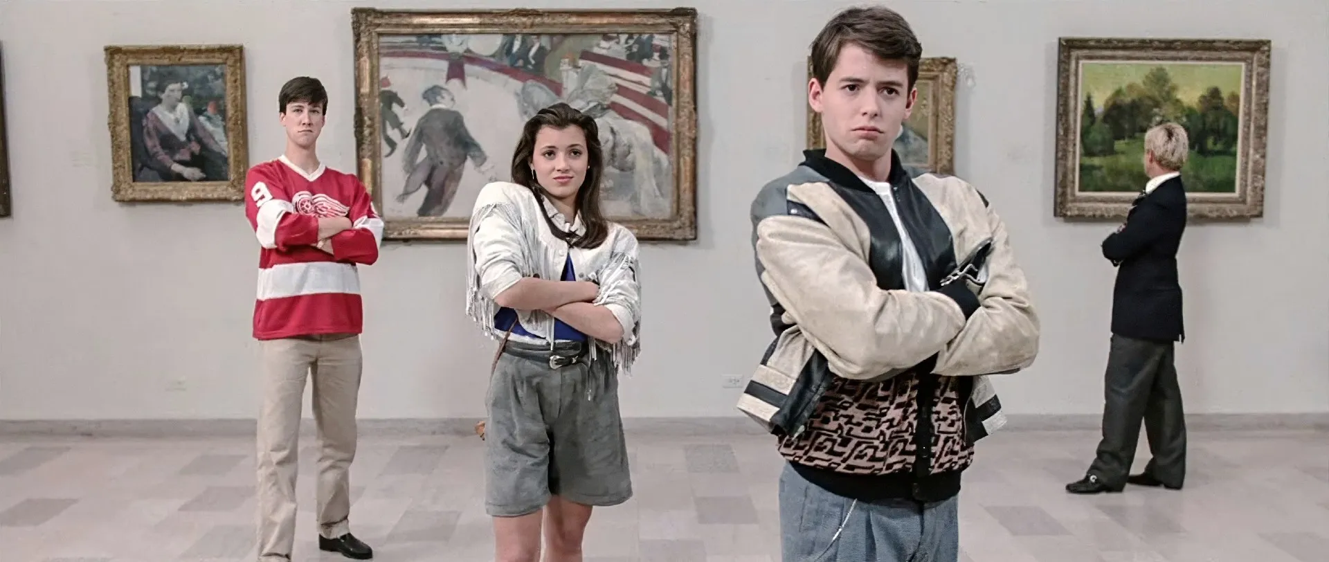 Alan Ruck, Mia Sara and Matthew Broderick in Ferris Bueller's Day Off