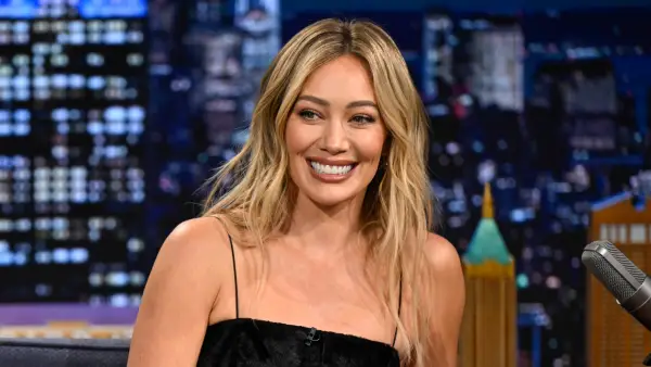 THE TONIGHT SHOW STARRING JIMMY FALLON -- Episode 2262 -- Pictured: Singer Hilary Duff during an interview with host Jimmy Fallon on Monday, March 9, 2026 -- (Photo by: Todd Owyoung/NBC via Getty Images)
