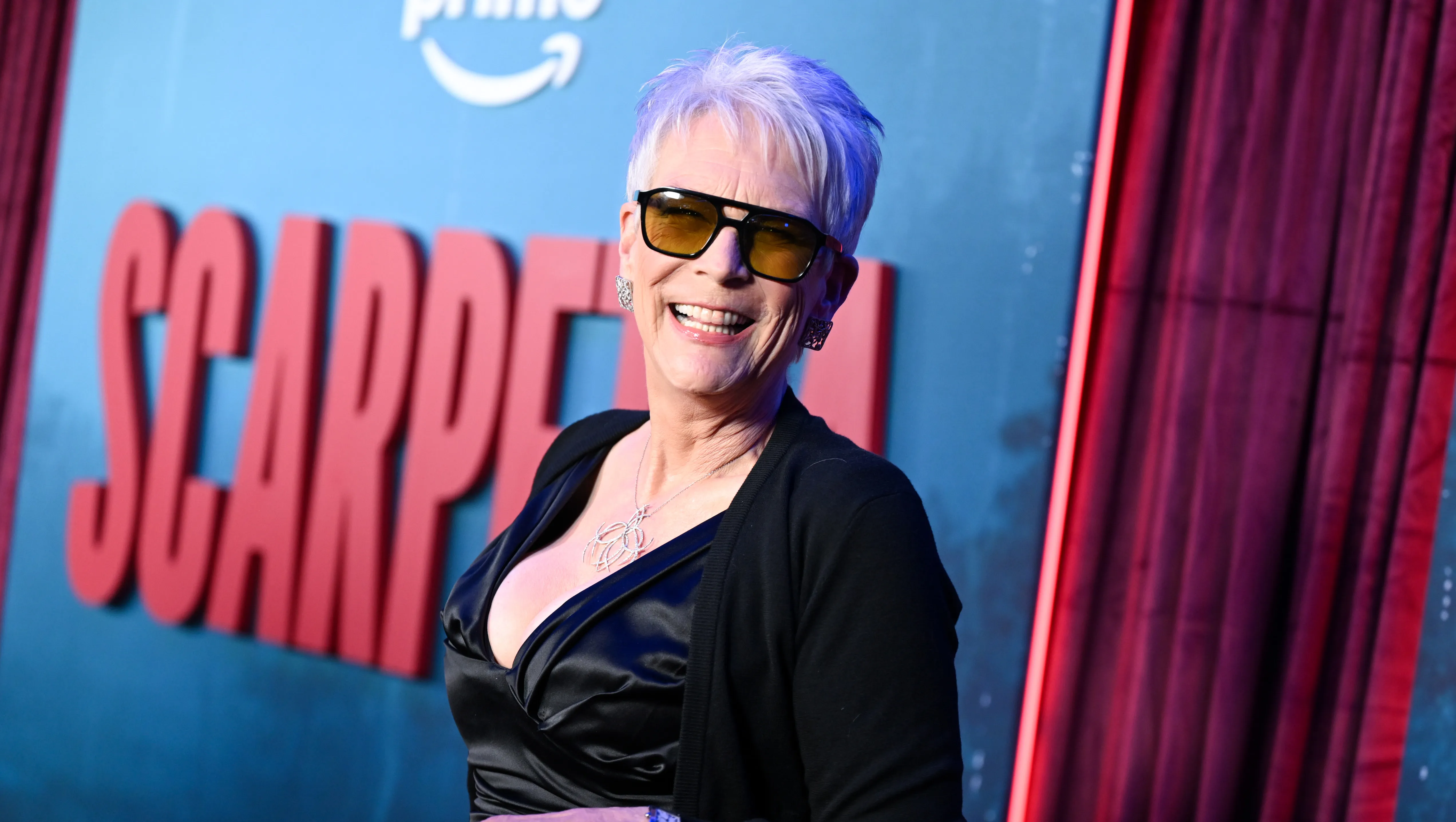 Jamie Lee Curtis at the "Scarpetta" New York premiere held at Regal Union Square on March 03, 2026 in New York, New York. (Photo by Kristina Bumphrey/Variety via Getty Images)