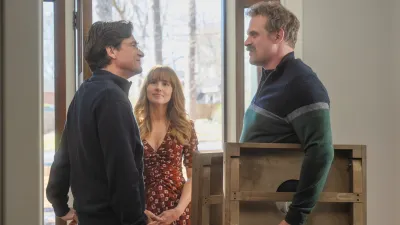 Jason Bateman, Linda Cardellini and David Harbour in DTF St. Louis