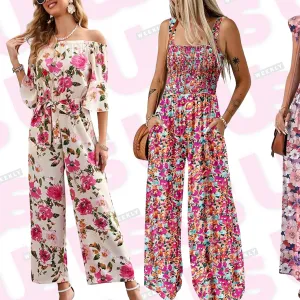 Floral Pink Jumpsuits From Amazon