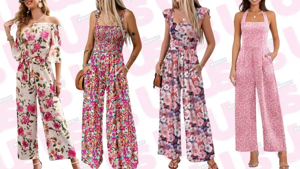 Floral Pink Jumpsuits From Amazon