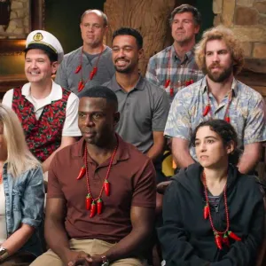 The cast of Jury Duty Presents Company Retreat