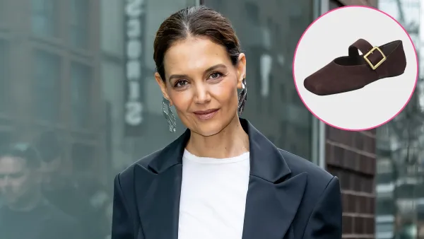 NEW YORK, NEW YORK - FEBRUARY 06: Actress Katie Holmes is seen arriving to the Christian Siriano Fall/Winter 2025 fashion show at Chelsea Industrial on February 06, 2025 in New York City. (Photo by Gilbert Carrasquillo/GC Images)