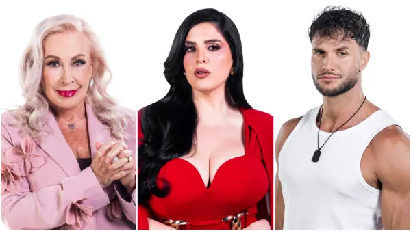 Laura Zapata, Curvy Zelma y Fabio Agostini, que se salvaron de la expulsión, ahora están nominados y siguen en riesgo de eliminación.