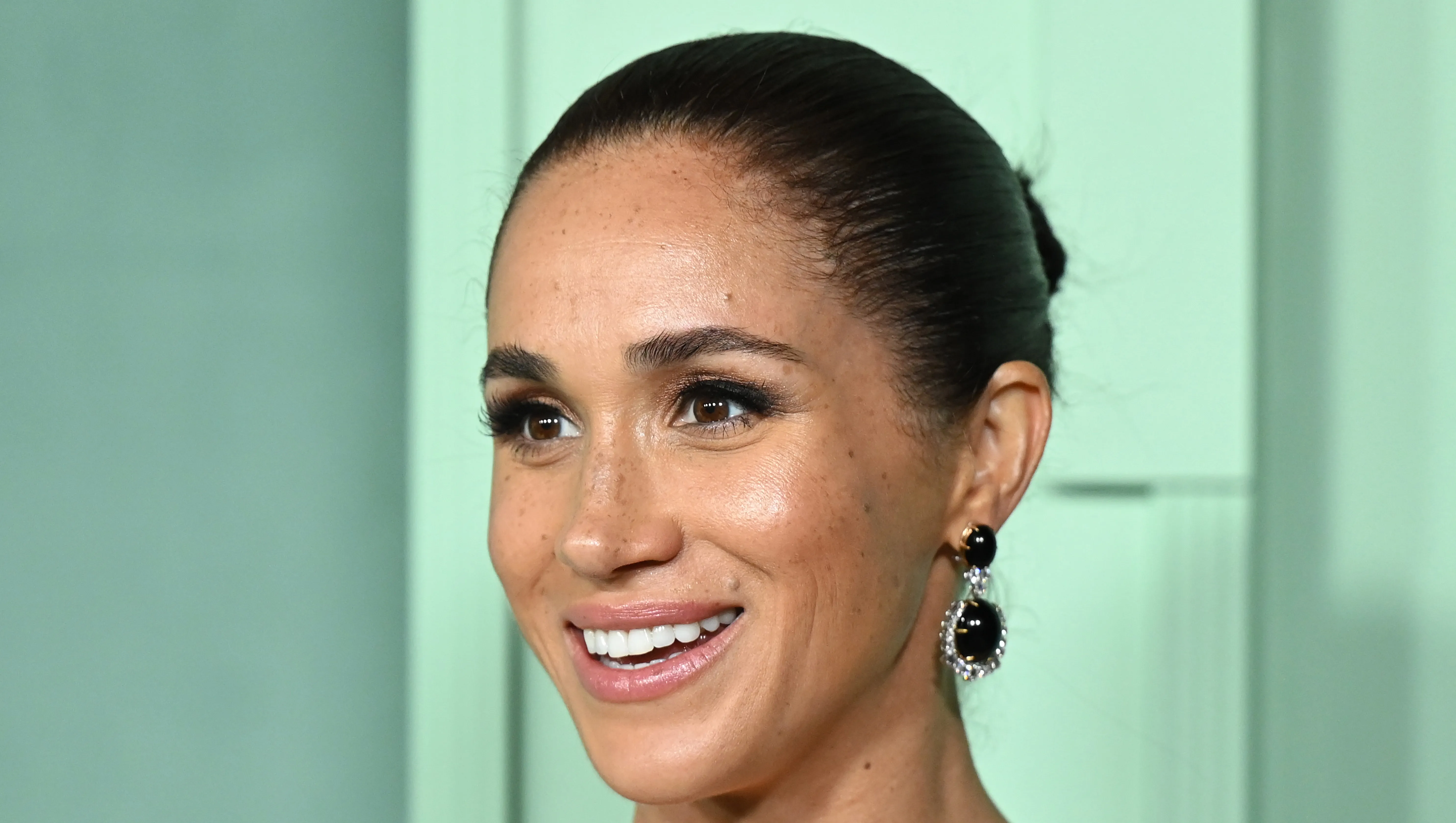 Meghan, Duchess of Sussex at the 2026 Fifteen Percent Pledge Fundraising Gala held at Paramount Studios on February 07, 2026 in Los Angeles, California. (Photo by Gilbert Flores/Variety via Getty Images)