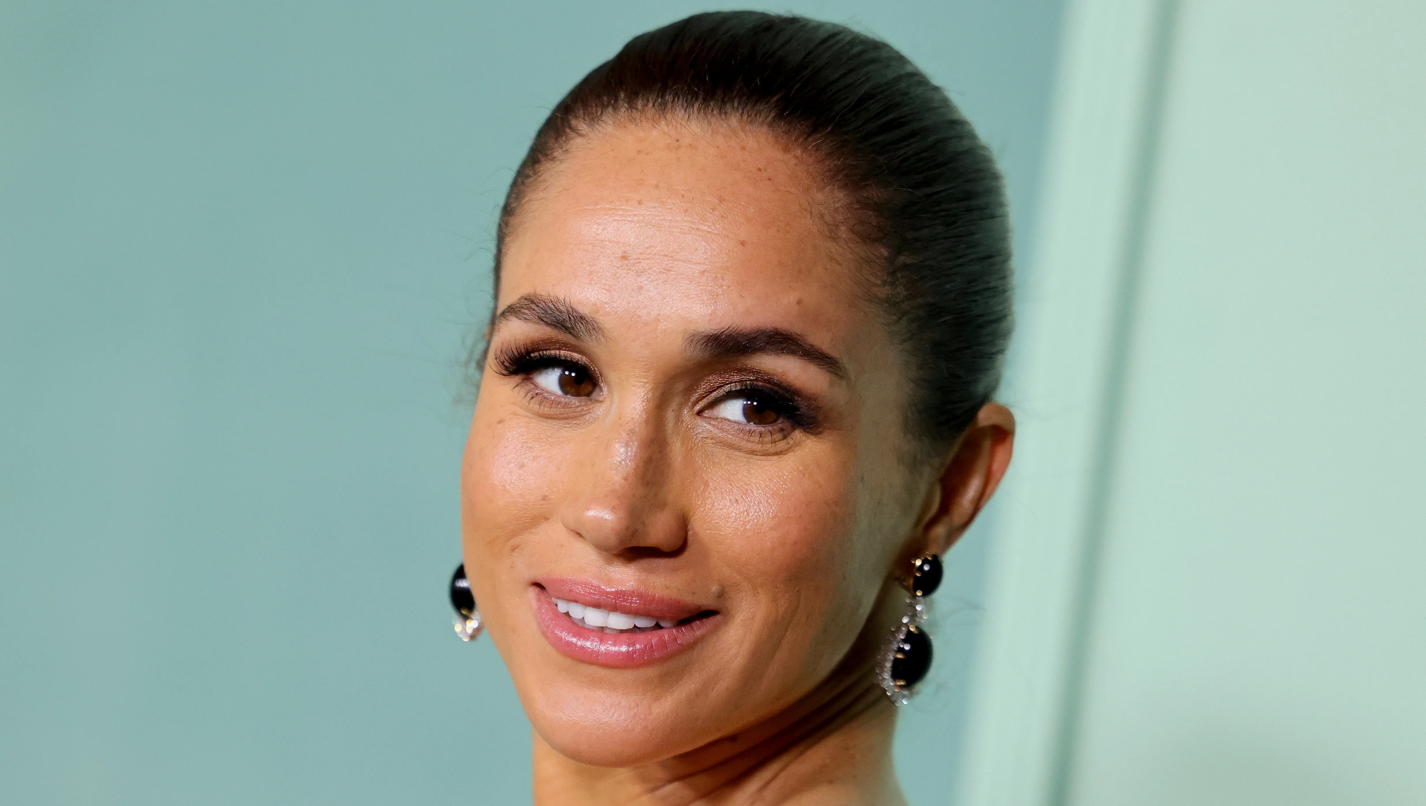 LOS ANGELES, CALIFORNIA - FEBRUARY 07: Meghan, Duchess of Sussex attends Annual Fifteen Percent Pledge Fundraising Gala Honoring Ms. Tina Knowles at Paramount Studios on February 07, 2026 in Los Angeles, California. (Photo by Savion Washington/Getty Images)
