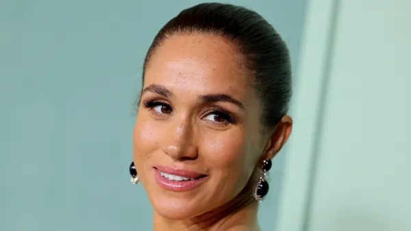 LOS ANGELES, CALIFORNIA - FEBRUARY 07: Meghan, Duchess of Sussex attends Annual Fifteen Percent Pledge Fundraising Gala Honoring Ms. Tina Knowles at Paramount Studios on February 07, 2026 in Los Angeles, California. (Photo by Savion Washington/Getty Images)