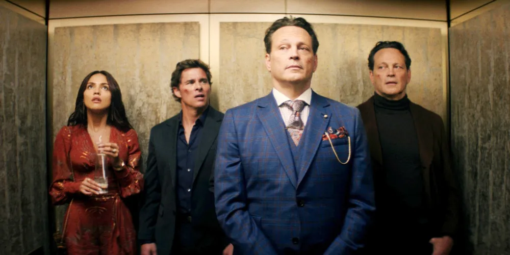 Eiza Gonzalez, James Marsden and Vince Vaughn in Mike & Nick & Nick & Alice