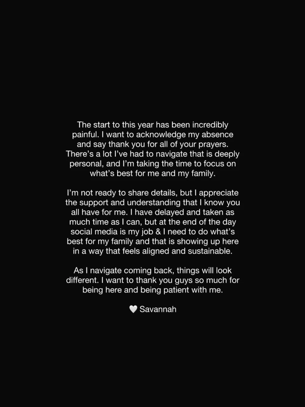 Influencer Savannah Alexander Details &lsquo;Incredibly Painful&rsquo; Year After Giving Birth to Baby No. 4