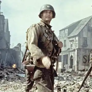 Adam Goldberg, Demitri Goritsas, Tom Hanks, Matt Damon and Maximilian Martini in Saving Private Ryan