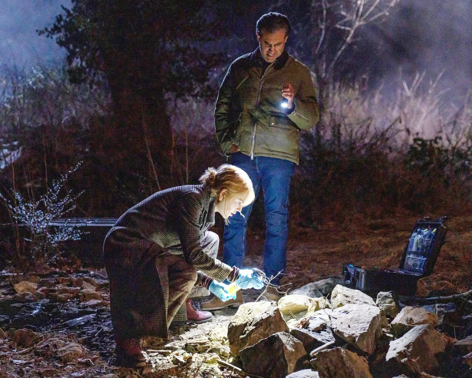 Bobby Cannavale and Nicole Kidman in Scarpetta