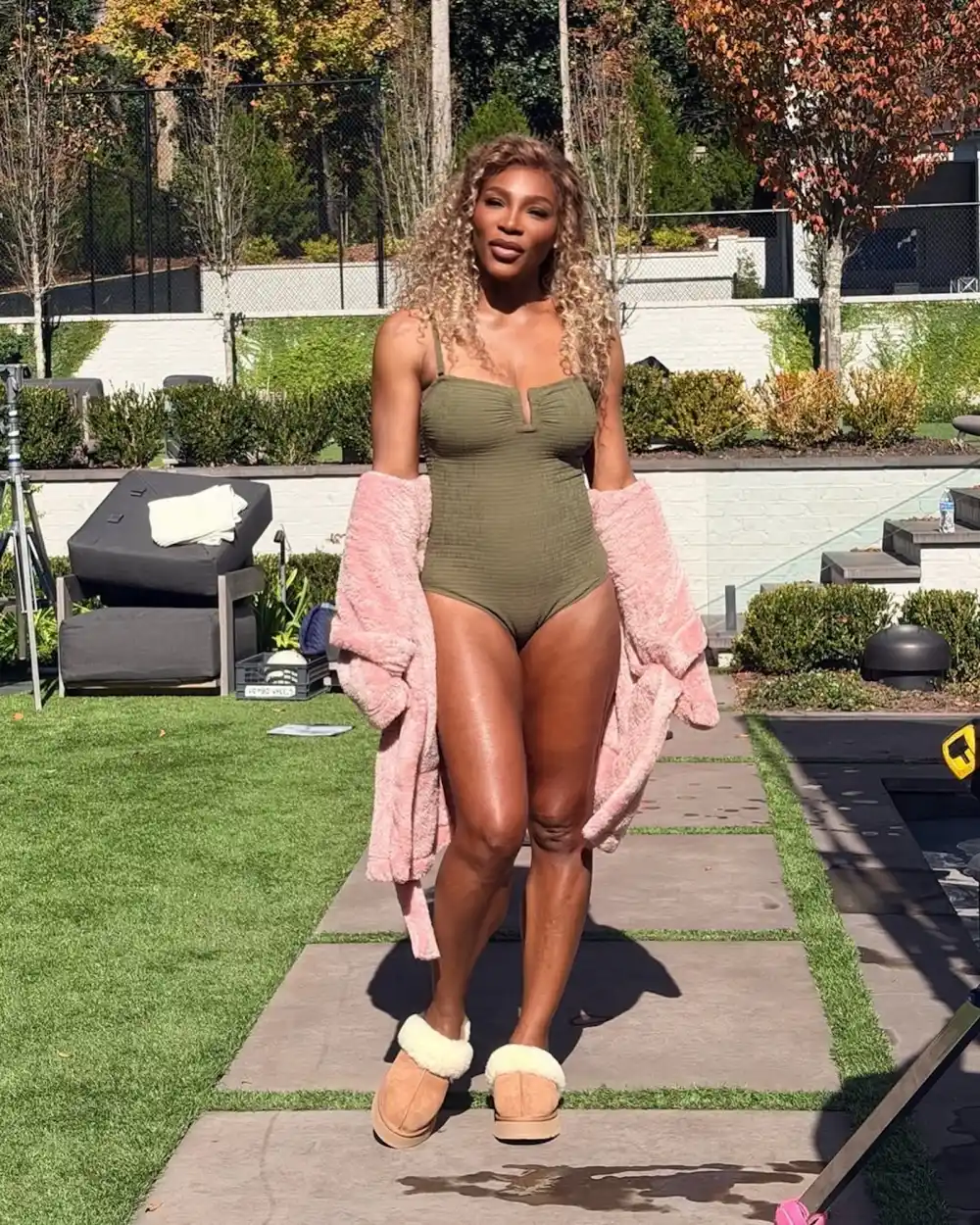 serena williams swimsuit weight loss