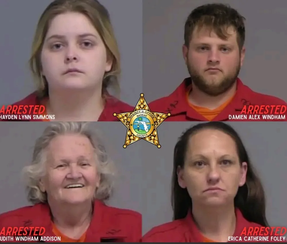 The four people arrested for child neglect in Florida