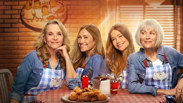 The cast of The Chicken Sisters