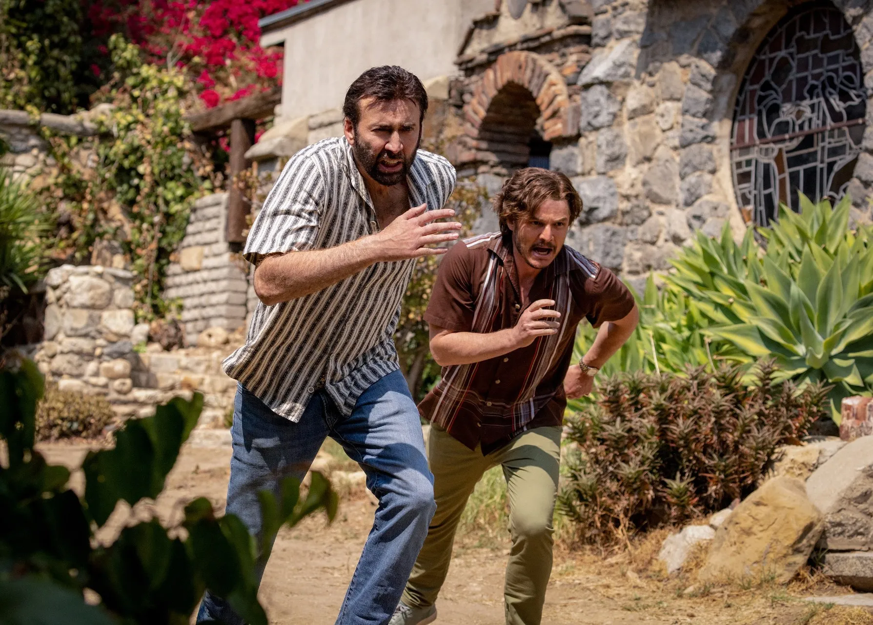Nicolas Cage and Pedro Pascal in The Unbearable Weight of Massive Talent