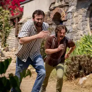 Nicolas Cage and Pedro Pascal in The Unbearable Weight of Massive Talent