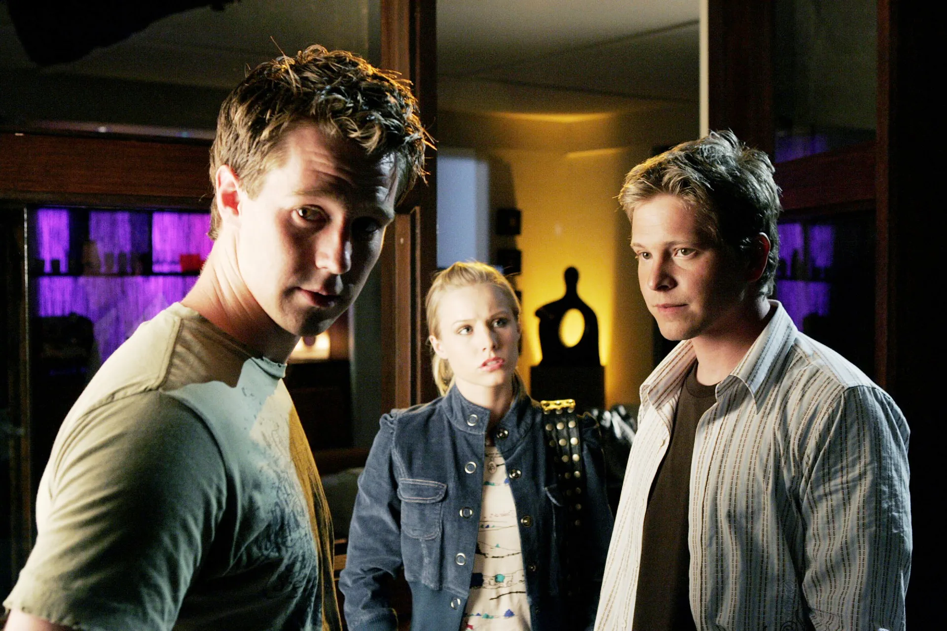 Jason Dohring, Kristen Bell and Matt Czuchry in Veronica Mars