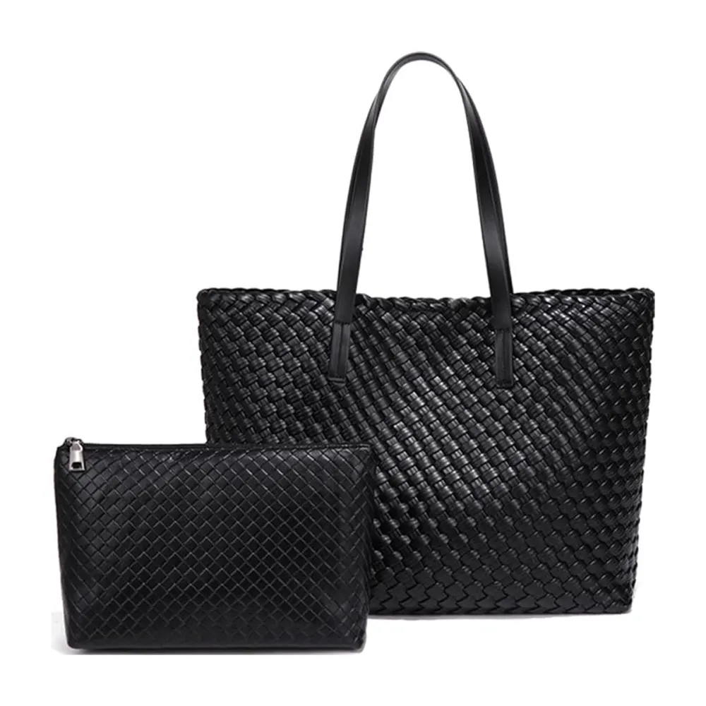 Yonglee Artee Woven Leather Tote Bag
