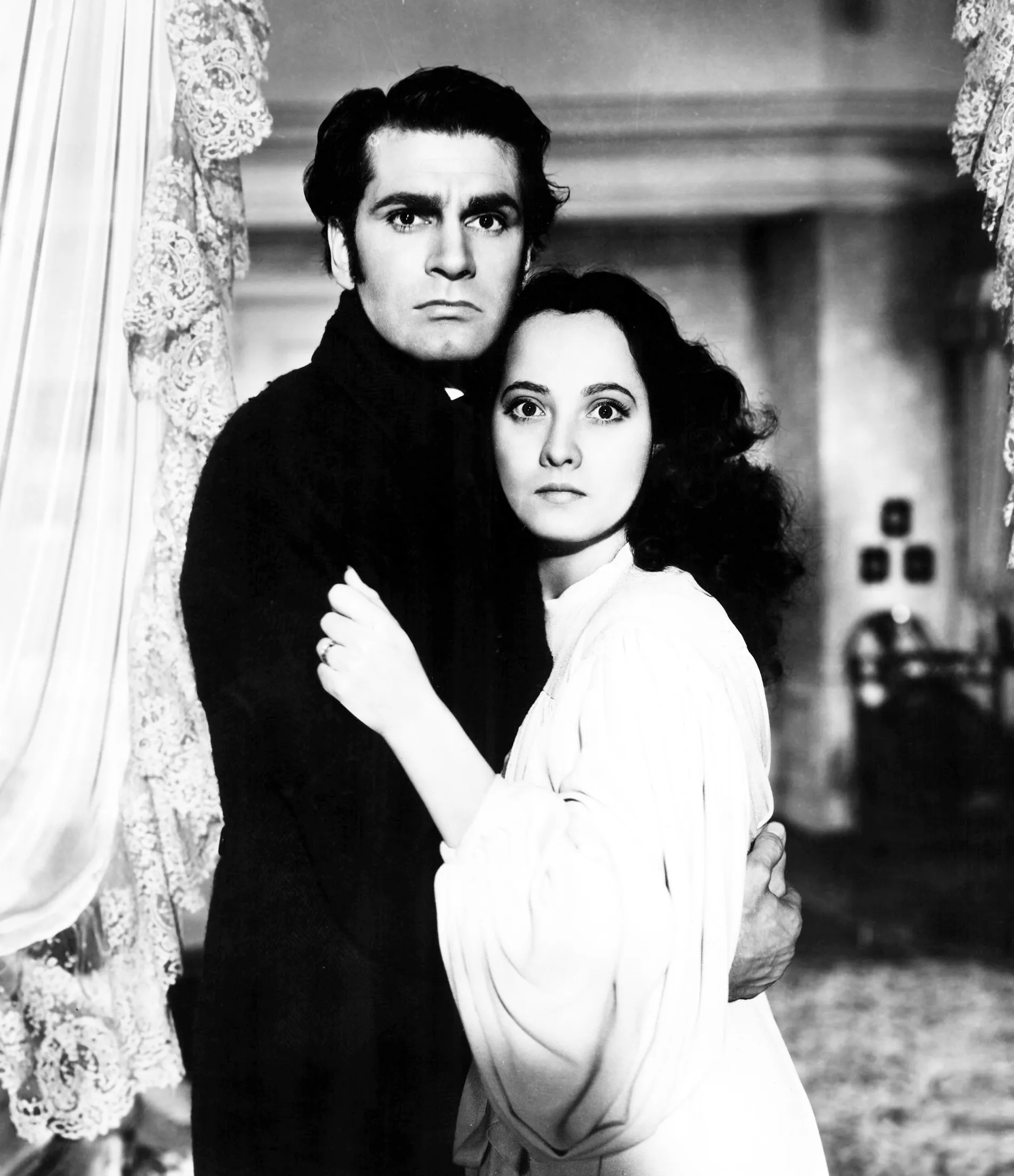 Laurence Olivier and Merle Oberon in Wuthering Heights