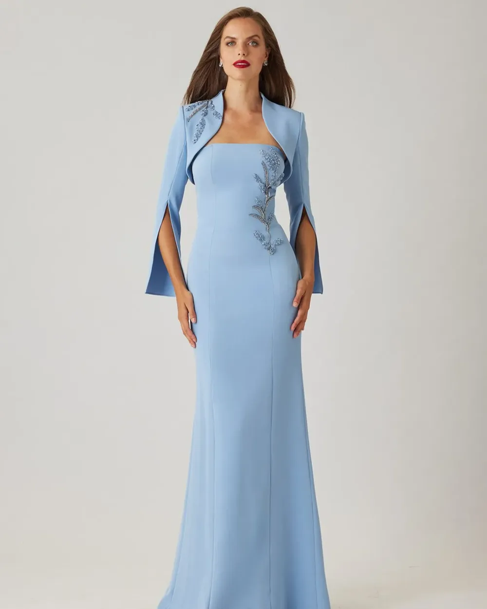 Teri Jon gown and bolero