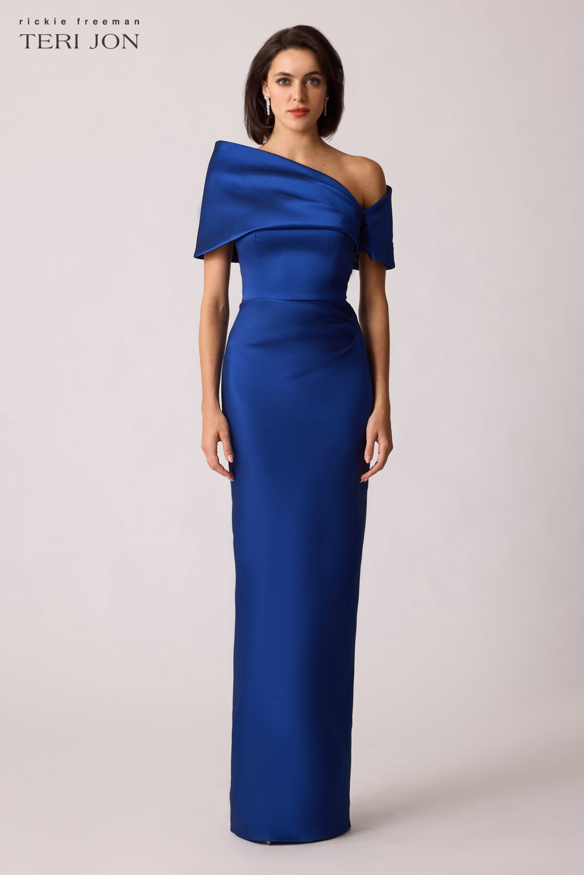 Teri Jon off-the-shoulder gown