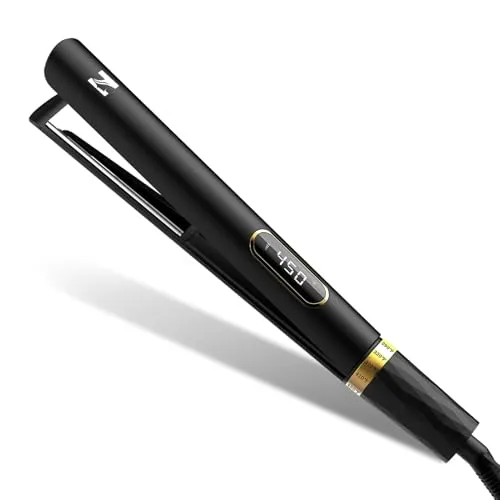 Score This Travel-Friendly 1″ Hair Straightener for 77% Off