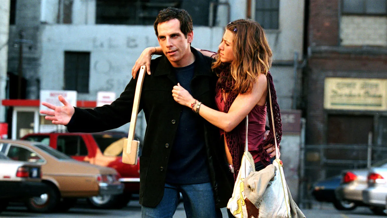 Ben Stiller and Jennifer Aniston in Along Came Polly