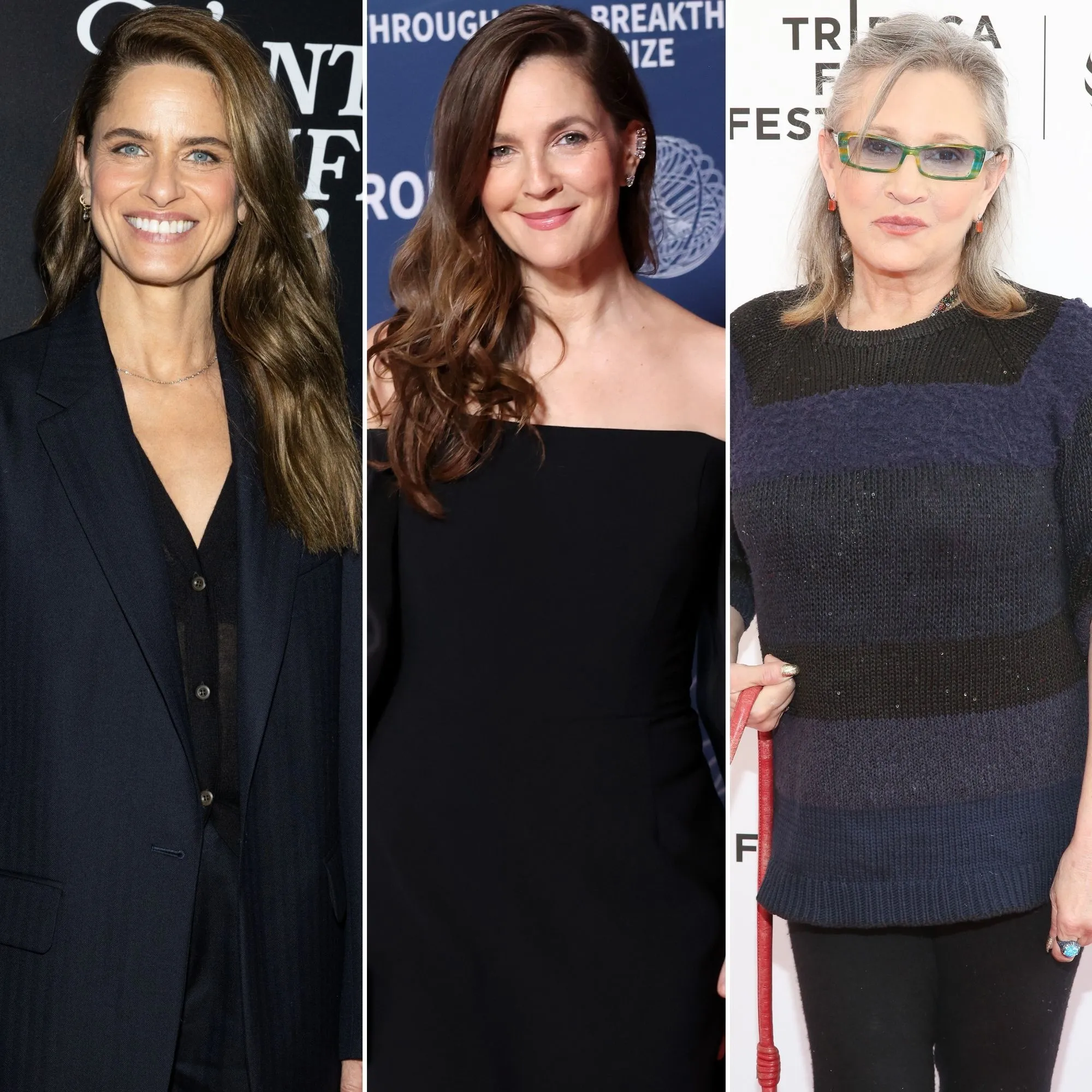 Amanda Peet and Drew Barrymore Once Made Out at Carrie Fishers House During Fun Party