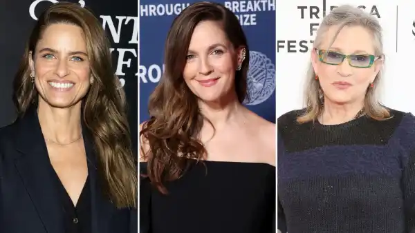 Amanda Peet and Drew Barrymore Once Made Out at Carrie Fishers House During Fun Party
