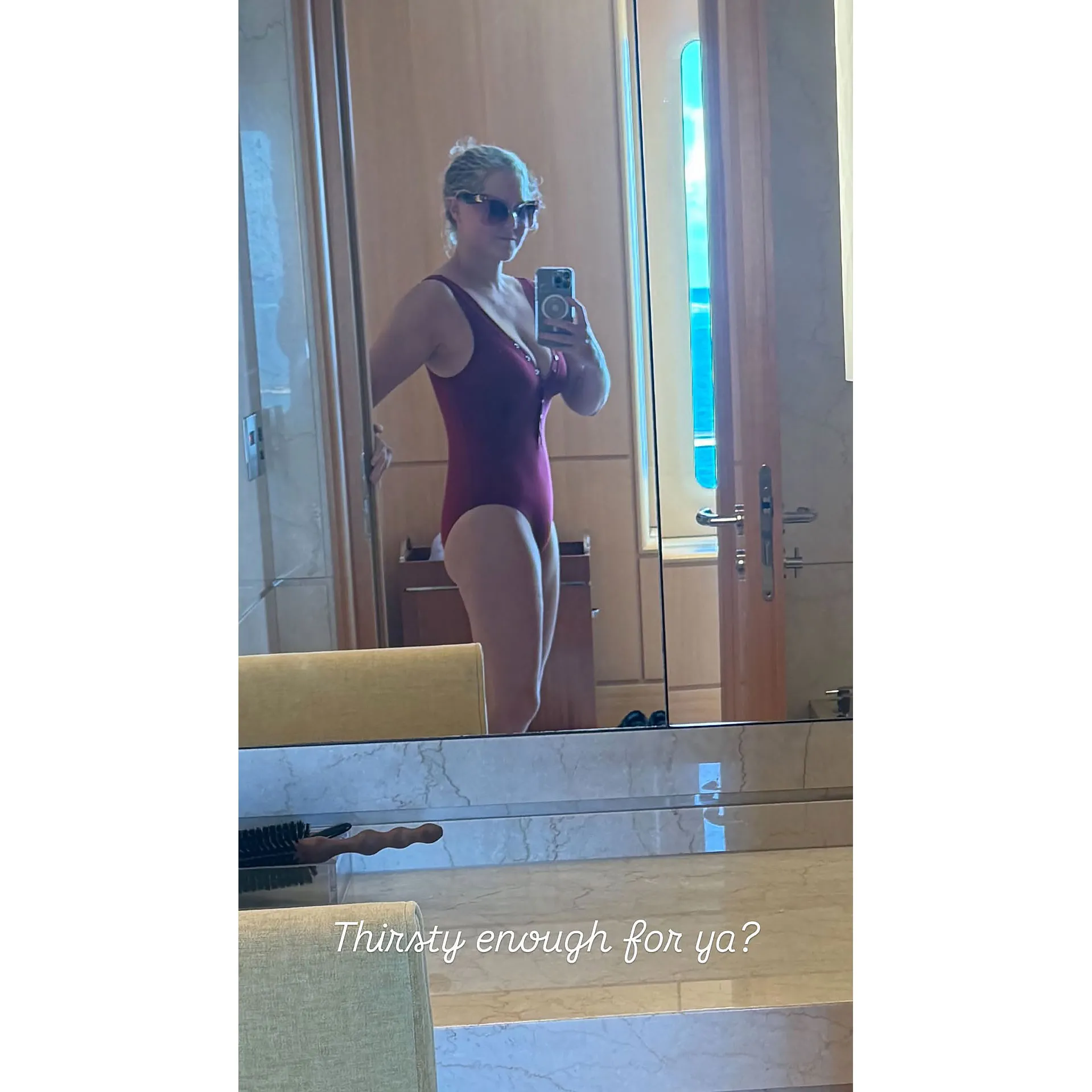 Amy Schumer Pokes Fun at Thirst Traps in Swimsuit After Weight Loss
