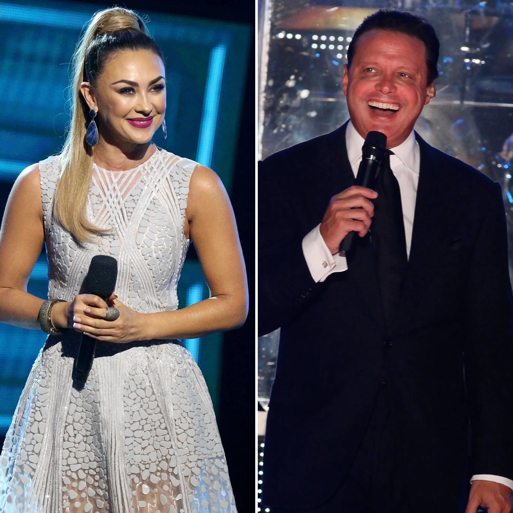 Aracely Arámbula y Luis Miguel.