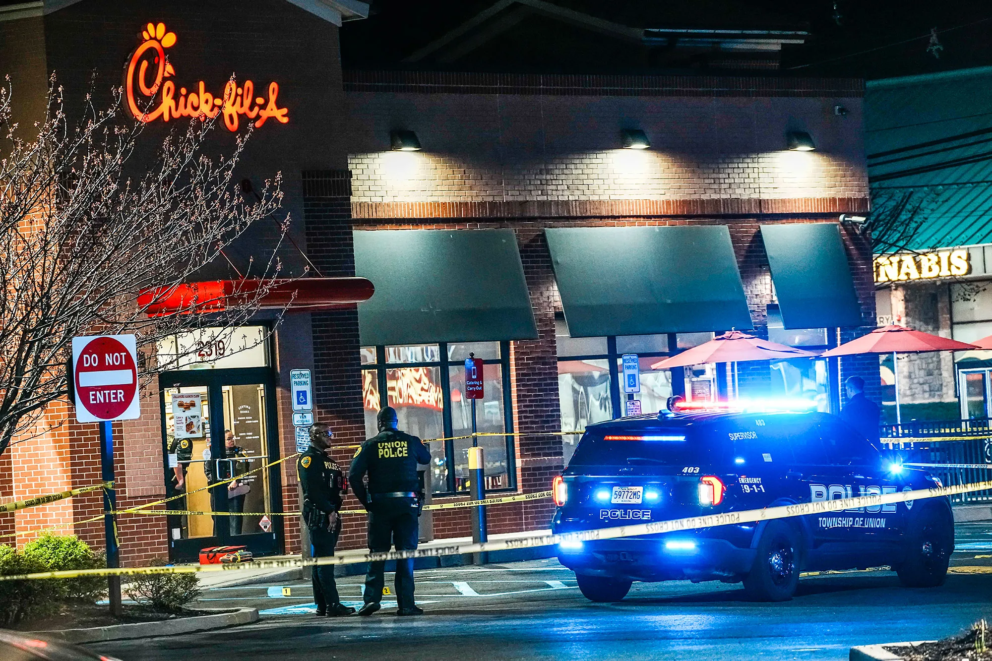 At Least 1 Dead 6 Injured in N.J Chick fil A Shooting Masked Man Seen Fleeing Scene