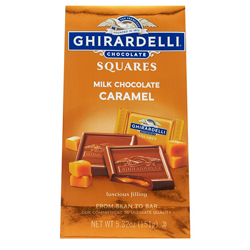 Ghirardelli Chocolate Squares With Caramel Filling