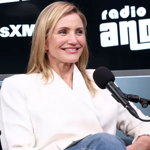 NEW YORK, NEW YORK - APRIL 06: Cameron Diaz attends SiriusXM's Front Row With the Cast Of 'Outcome' at SiriusXM Studios on April 06, 2026 in New York City. (Photo by Cindy Ord/Getty Images for SiriusXM)