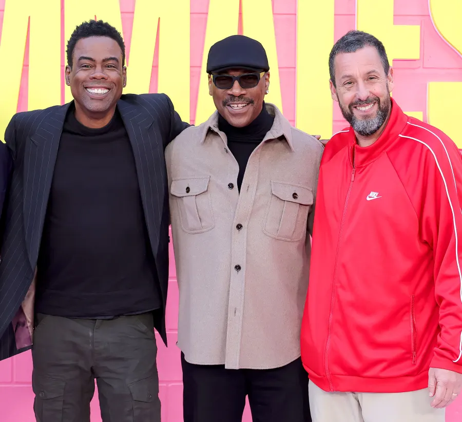 Chris Rock Eddie Murphy and Adam Sandler Roommates Premiere Hot Pics
