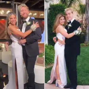 Danielle Fishel Rewears 1999 Prom Dress While Recreating Photo With Lance Bass