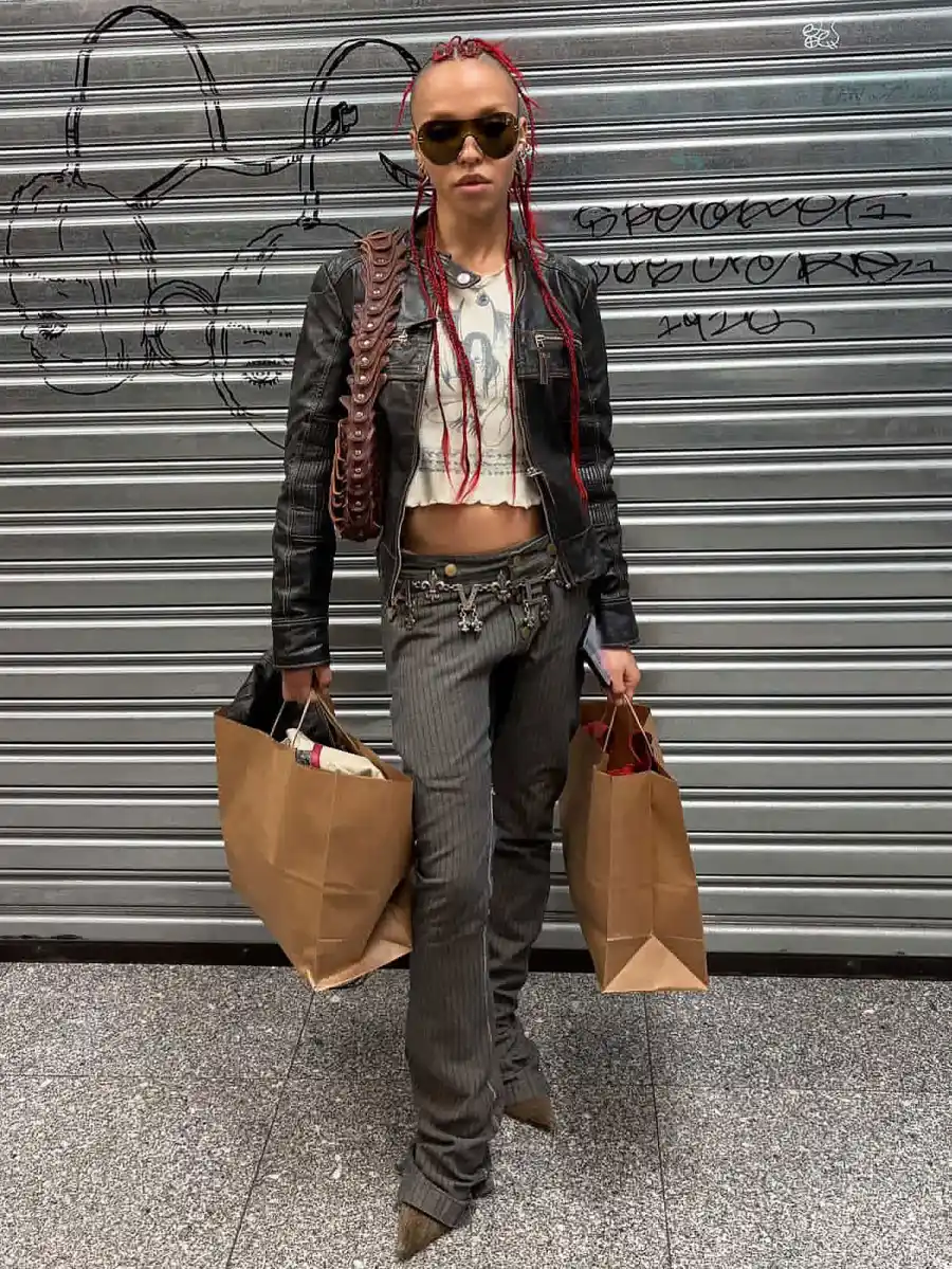FKA Twigs They Wear Their Purchase Straight Out of the Store Just Like Us