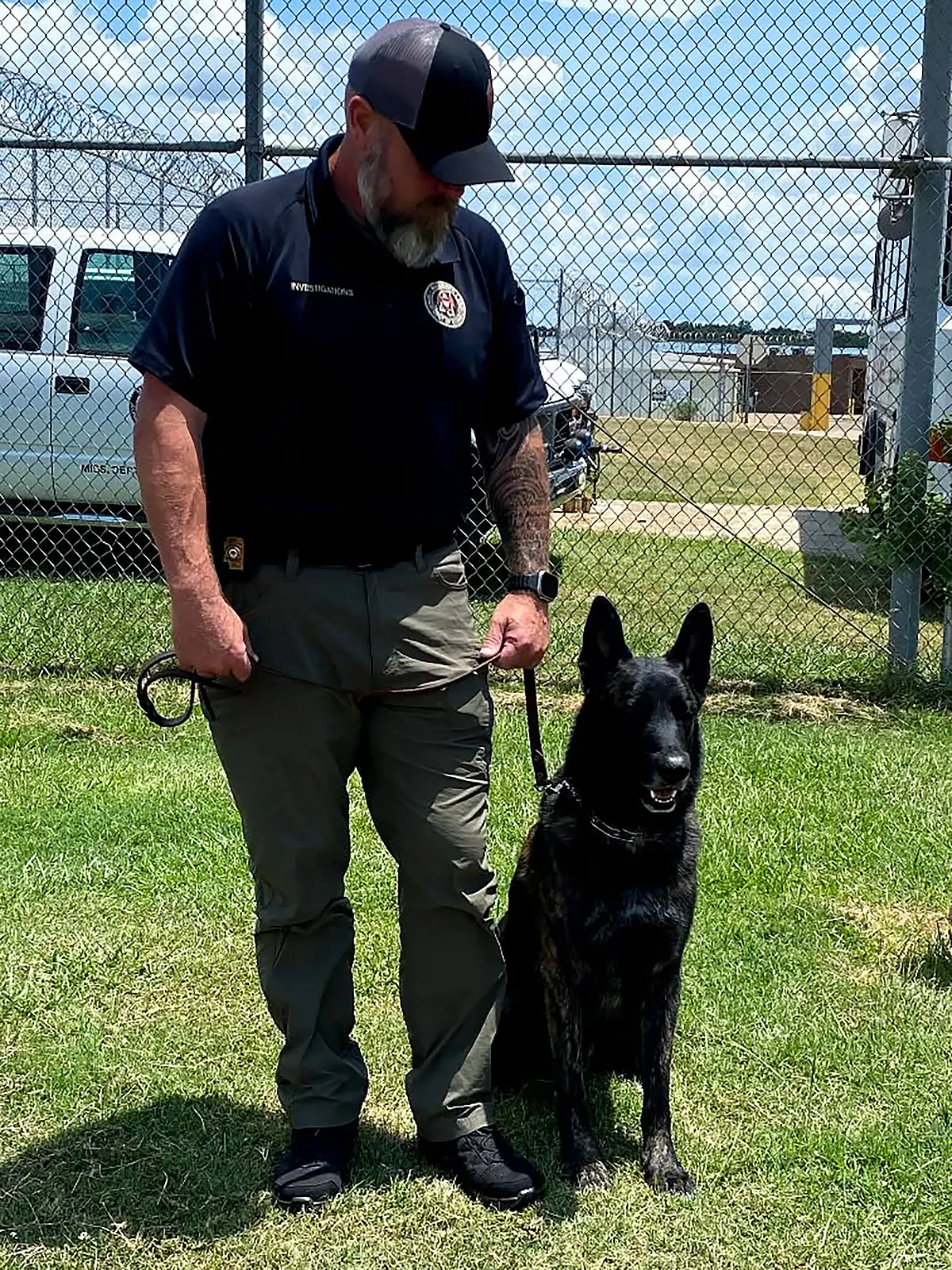 Floki the K-9 from the Mississippi Department of Corrections