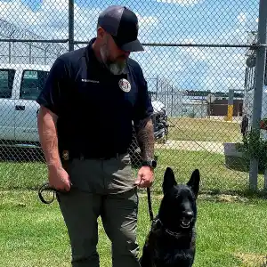 Floki the K-9 from the Mississippi Department of Corrections