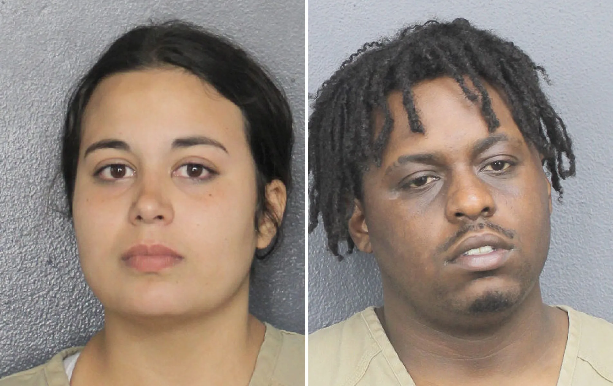 Florida Couple Accused of Staging Infant Death Crystal Garcia and Anfernee Watts Mugshot