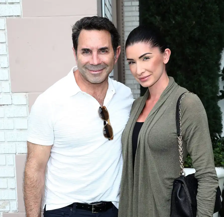 GettyImages-1080188980 Celebs Who Posted About Fake Pregnancies on April Fools Day Paul Nassif Brittany Pattakos