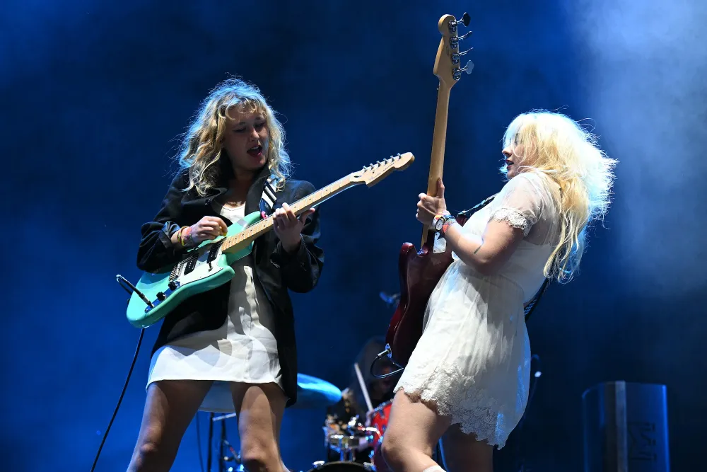 GettyImages-2158987726 Lambrini Girls Drop of Out of Coachella Over Brain Injury
