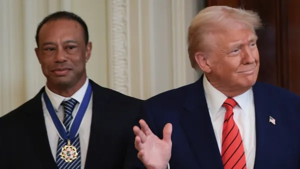 Tiger Woods Appeared to Call President Trump After Car Crash