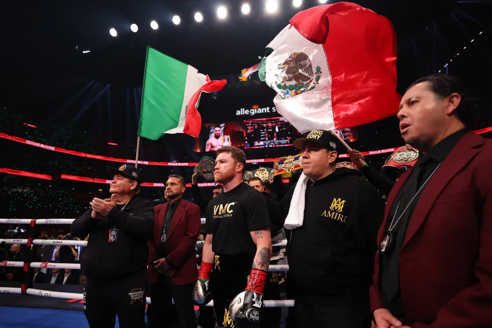 Sa&uacute;l 'Canelo' &Aacute;lvarez en su &uacute;ltima pelea en septiembre de 2025.
