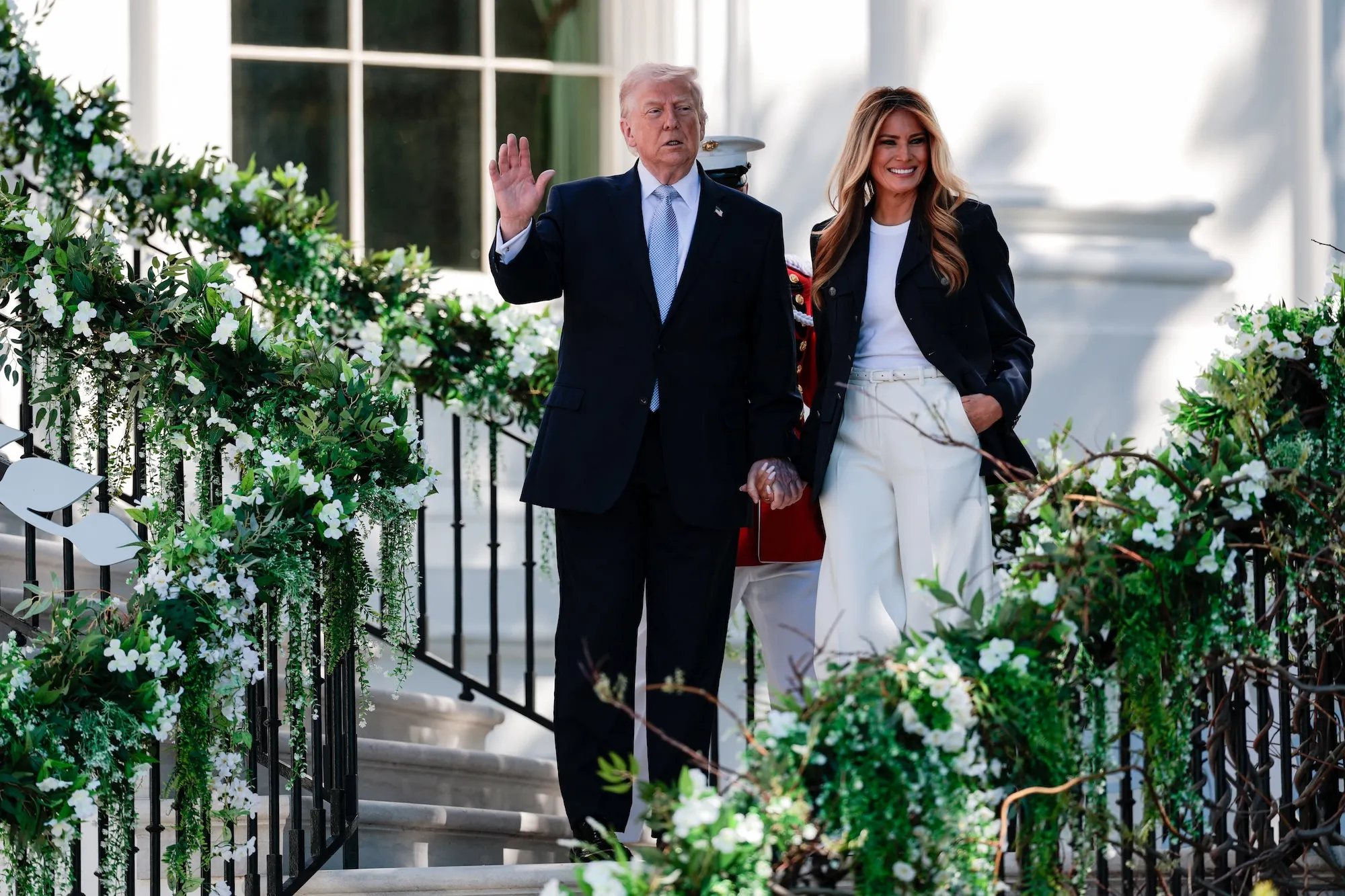 President Donald Trump Clarifies He Didn't 'Recommend' Melania's Epstein Statement But Approved Of It