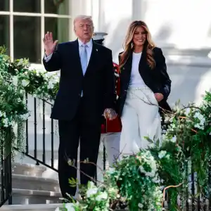 President Donald Trump Clarifies He Didn't 'Recommend' Melania's Epstein Statement But Approved Of It
