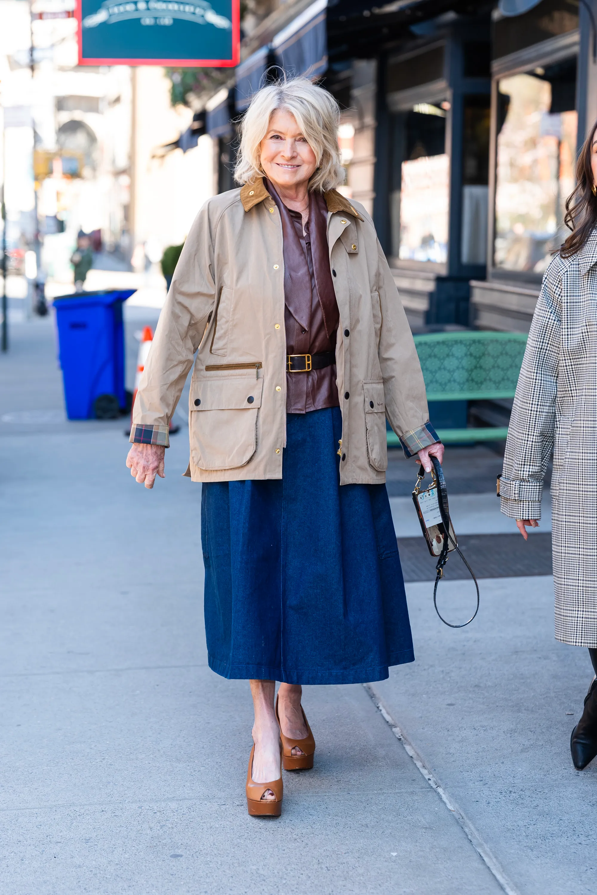 Martha Stewart attends the Barbour X Tea & Sympathy brunch in the West Village on April 08, 2026 in New York City.